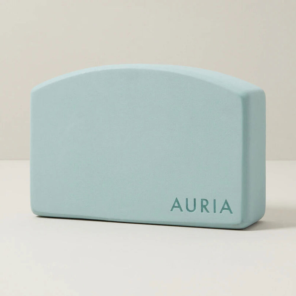 Arched Foam Yoga Block - Aerial Blue